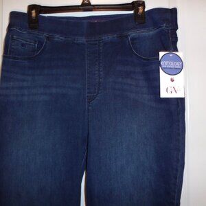 NWT- GV (Gloria Vanderbilt) Pull-on Jeans Size: XL